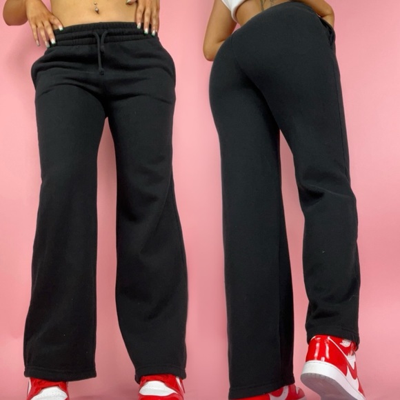 Streetwear Society Pants - ❌SOLD-DEPOP❌ Wide-Leg Black Joggers